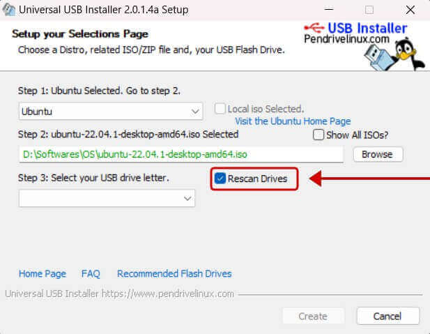 Universal USB Installer का इस्तेमाल करके किसी भी Linux ISO फाइल से USB को बूटेबल कैसे बनाएं | Step 5 in Hindi