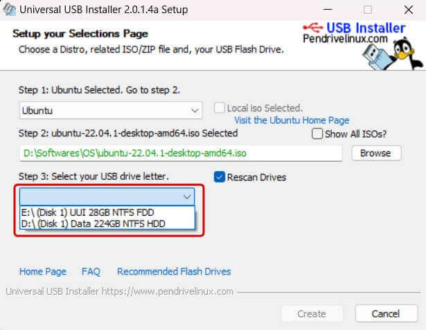 Universal USB Installer का इस्तेमाल करके किसी भी Linux ISO फाइल से USB को बूटेबल कैसे बनाएं | Step 6 in Hindi