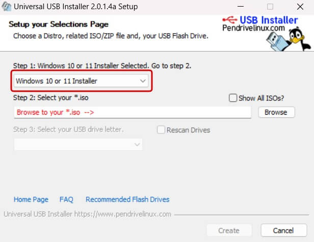 Universal USB Installer का इस्तेमाल करके किसी भी USB को बूटेबल कैसे बनाएं | Step 3.1 in Hindi